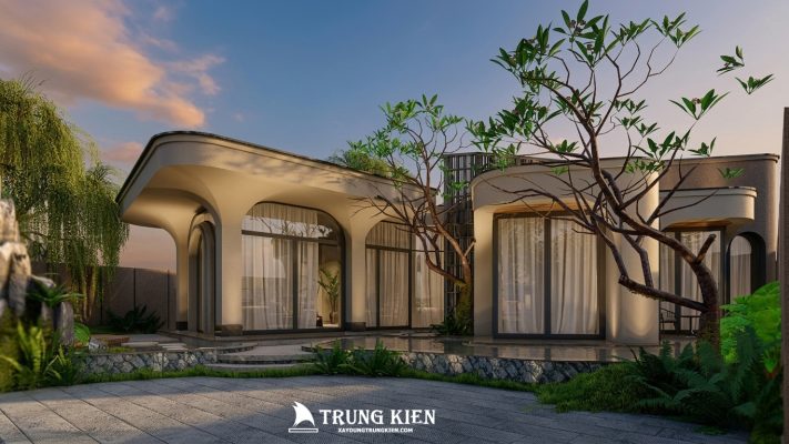 Nhà vườn 1 tầng