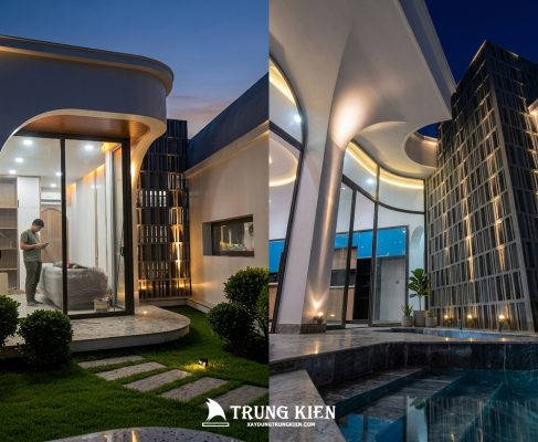 Nhà vườn 1 tầng