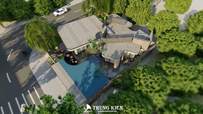 Nhà vườn 1 tầng