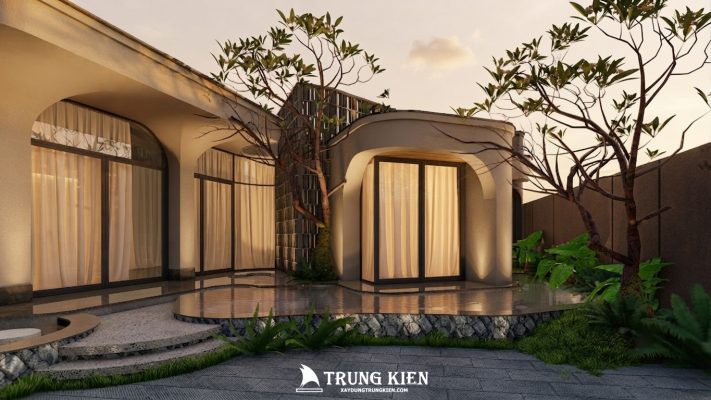 Nhà vườn 1 tầng