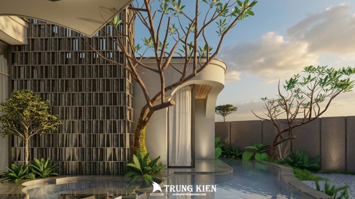 Nhà vườn 1 tầng