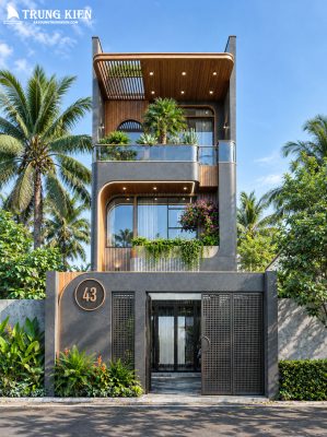 mẫu thiết kế nhà phố 3 tầng