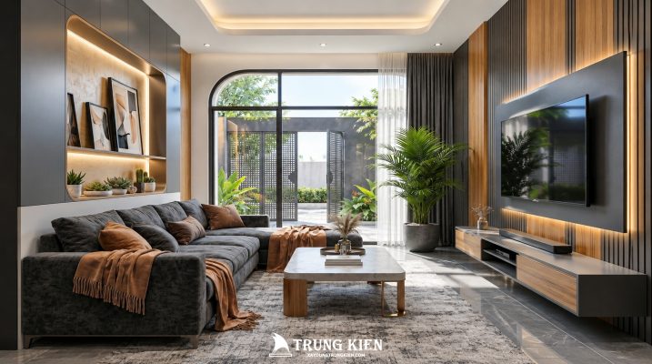 Nội thất phòng khách hiện đại