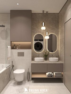 phòng tắm hiện đại độc lạ